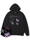 Welcome Pink Overfit Hoodie Black - MONSTER REPUBLIC - BALAAN 4