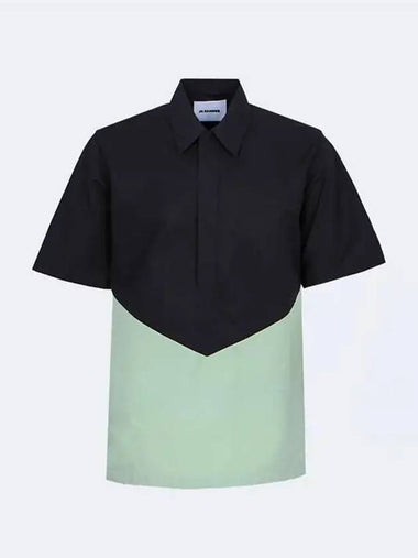 Geometric half shirt JIL SANDEJSMU601331 MU243400A 001 - JIL SANDER - BALAAN 1