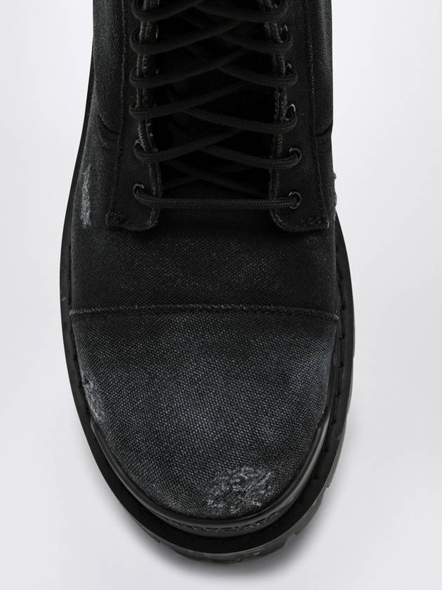 Worn Effect Combat Wolker Boots Black - BALENCIAGA - BALAAN 4