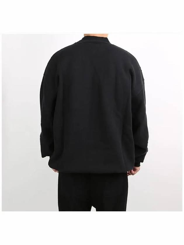 Women's Free Embroidery Distressed Sweatshirt Black - BALENCIAGA - BALAAN 5