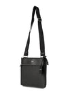 Logo Lettering Envelope Cross Bag Black - HUGO BOSS - BALAAN.