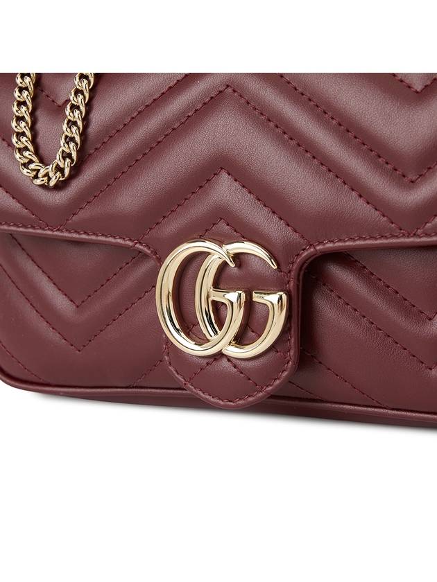 GG Marmont Mini Cross Bag Rosso Ancora Red - GUCCI - BALAAN 9