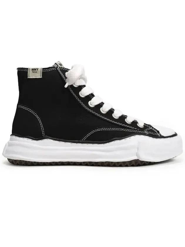 Peterson OG Sole Canvas High Top Sneakers Black - MIHARA YASUHIRO - BALAAN 1