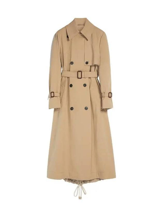 22SS TAGO TAGO Trench Coat Beige 50210227 001 - MAX MARA - BALAAN 1