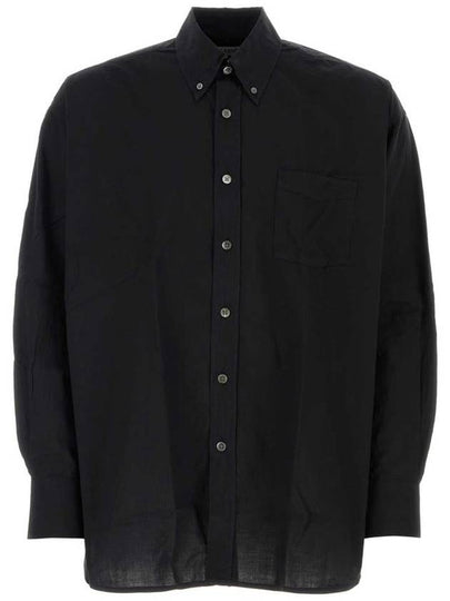 Men's Borrowed BD Overfit Long Sleeve Shirt Black - OUR LEGACY - BALAAN 2