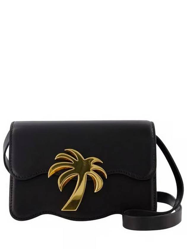 palm tree motif leather shoulder bag PWNQ008F22LEA0011076 - PALM ANGELS - BALAAN 2