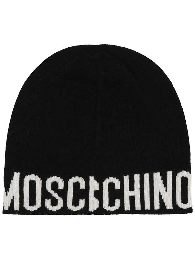 Moschino Hat With Logo, Women's, Black - MOSCHINO - BALAAN 3