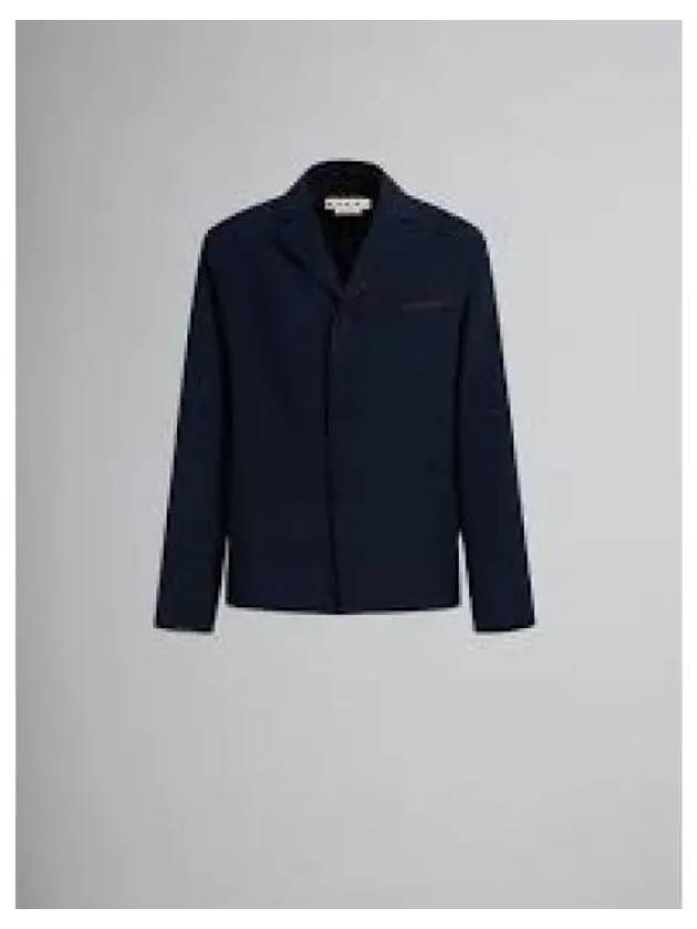3 button single boxy jacket blue black GUMU0067S2TW83900B99 1283997 - MARNI - BALAAN 1