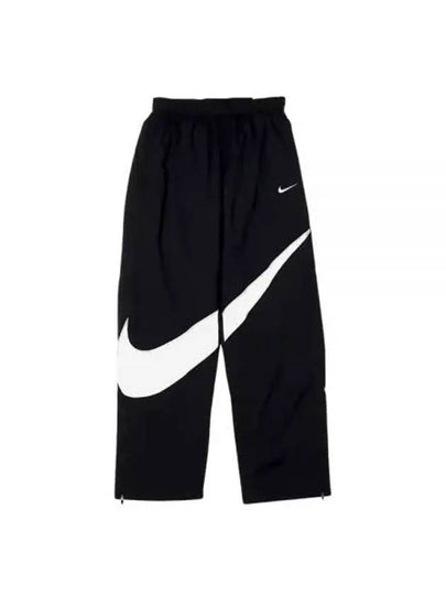 Sportswear Swoosh Woven Track Pants Black - NIKE - BALAAN 2