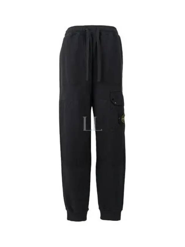 Compass Badge Panel Track Pants Black - STONE ISLAND - BALAAN 2