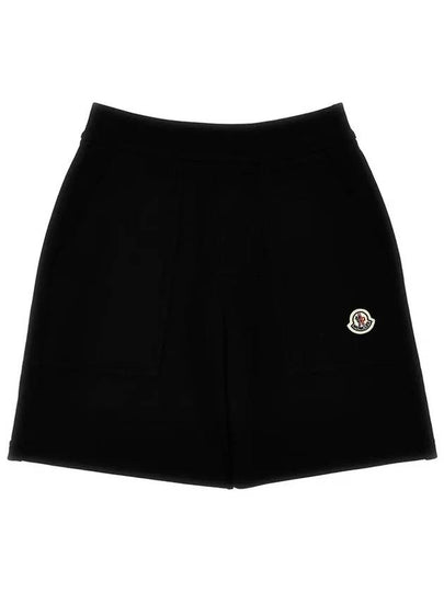 Kids Patch Bermuda Short Pants 8H000 14 809AG 999 - MONCLER - BALAAN 2