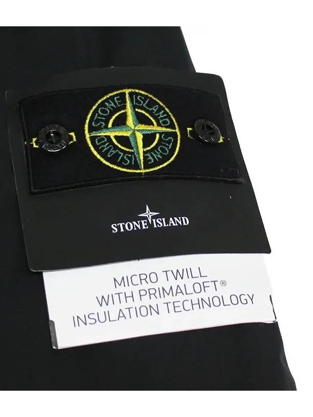 Techno Fabric Hooded Jacket Black - STONE ISLAND - BALAAN 5