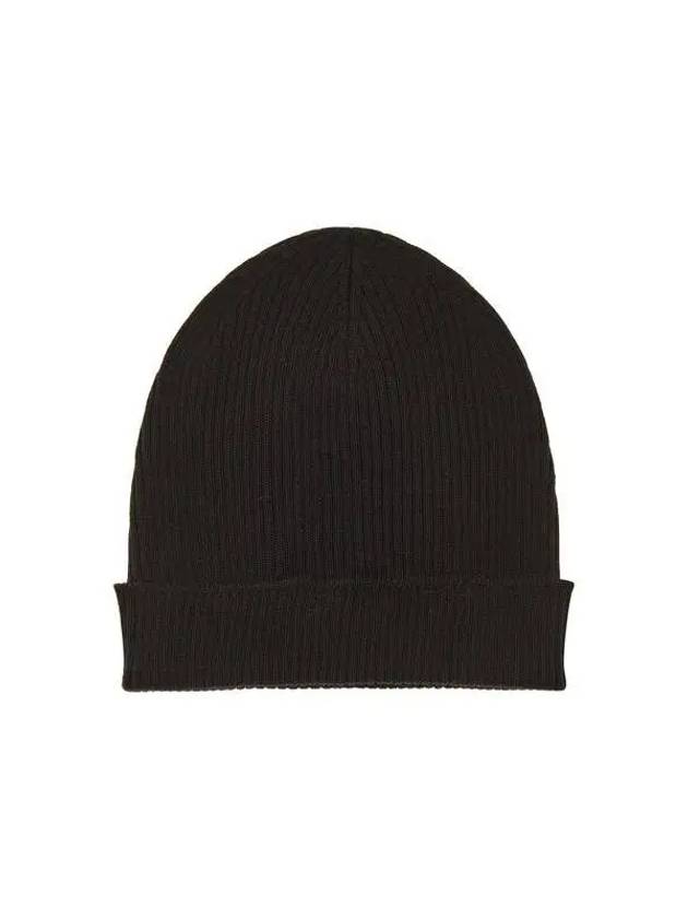 WOMEN Wool ribbed knit beanie black 270082 - RICK OWENS - BALAAN 1