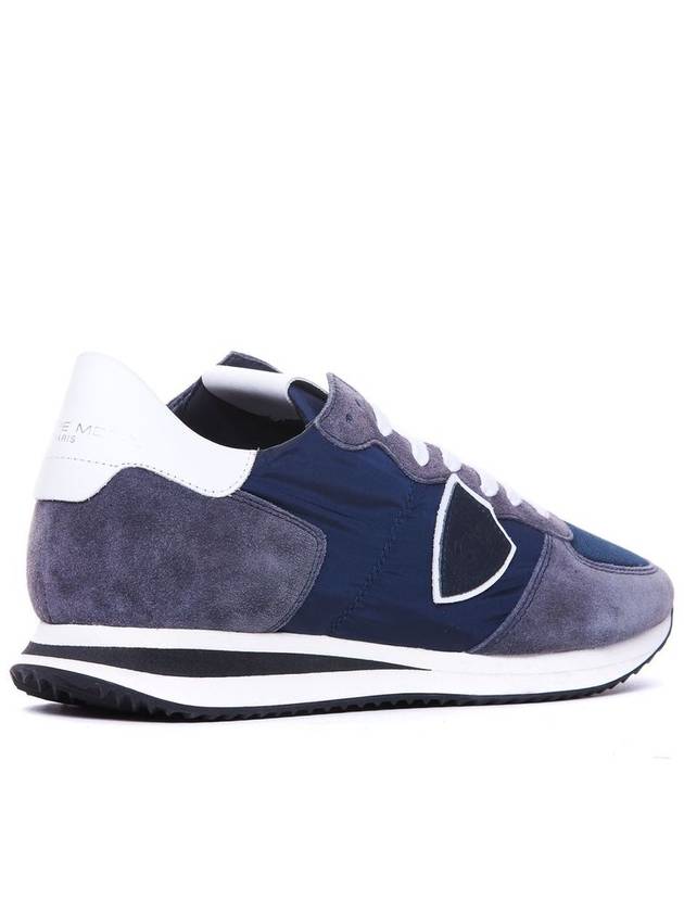 leather low top sneakers dark blue - PHILIPPE MODEL - BALAAN 3