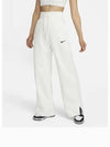 Phoenix Fleece Wide Pants White - NIKE - BALAAN 2