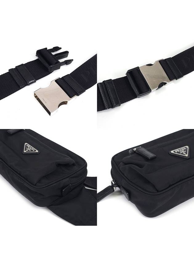 2VL977 Lee nylon triangle logo belt bag - PRADA - BALAAN 8