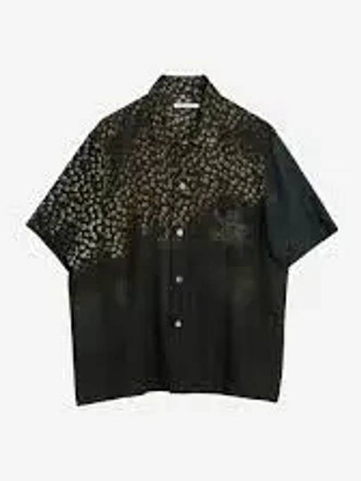 Floral Print Short Sleeve Shirt Black - OUR LEGACY - BALAAN 2