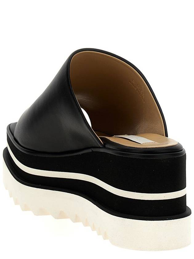 Sneak Ellis Platform Slippers Black - STELLA MCCARTNEY - BALAAN 4