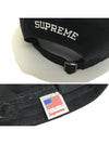 Multi Color Logo 6 Panel Ball Cap Black - SUPREME - BALAAN 3