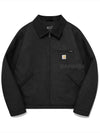 103828 Duck Detroit Jacket Black - CARHARTT - BALAAN 1