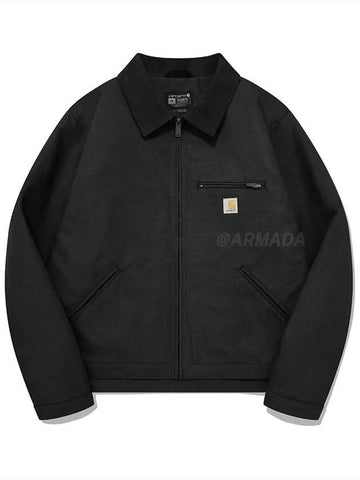 103828 Duck Detroit Jacket Black - CARHARTT - BALAAN 1