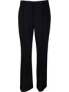 Veneta Flare High Waist Pants Black - BOTTEGA VENETA - BALAAN 2