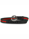 Interlocking G Buckle Web Belt Green - GUCCI - BALAAN 2