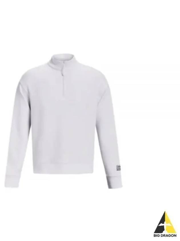 Summit Knit Half Zip Sweatshirt White - UNDER ARMOUR - BALAAN 2