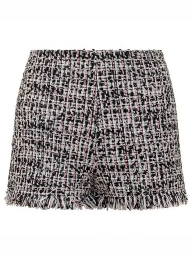 Women's Fringed Boucle Shorts - SELF PORTRAIT - BALAAN 2