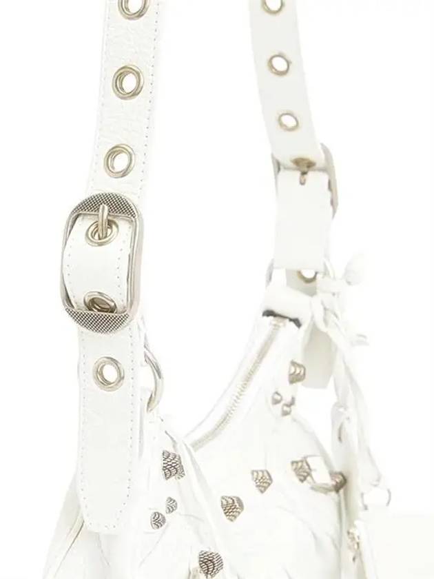 Le Cagole XS Lambskin Shoulder Bag White - BALENCIAGA - BALAAN 7