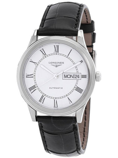 Longines Flagship White Dial Unisex Watch L4.899.4.21.2 - LONGINES - BALAAN 1