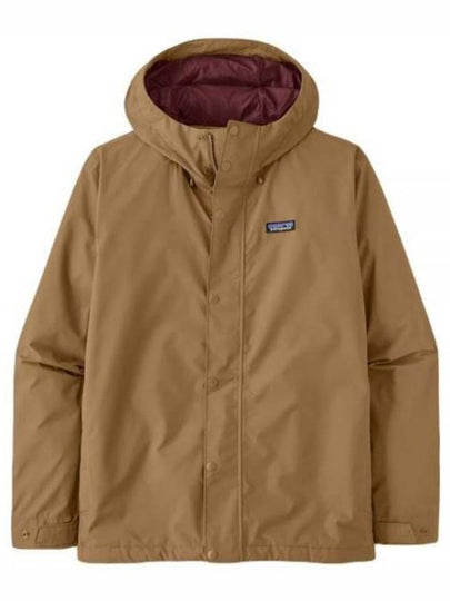 Men's Jackson Glacier Rain Hooded Jacket Grayling Brown - PATAGONIA - BALAAN 2