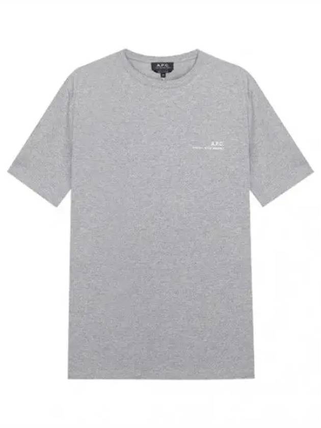 Men's Item Logo Short Sleeve T-Shirt Grey - A.P.C. - BALAAN 2