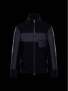 Woolmix zipup jacket navy 091 8414800 829AY - MONCLER - BALAAN 4