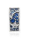 Crestial Sun Star Moon Clip Charm Blue Silver - PANDORA - BALAAN 3