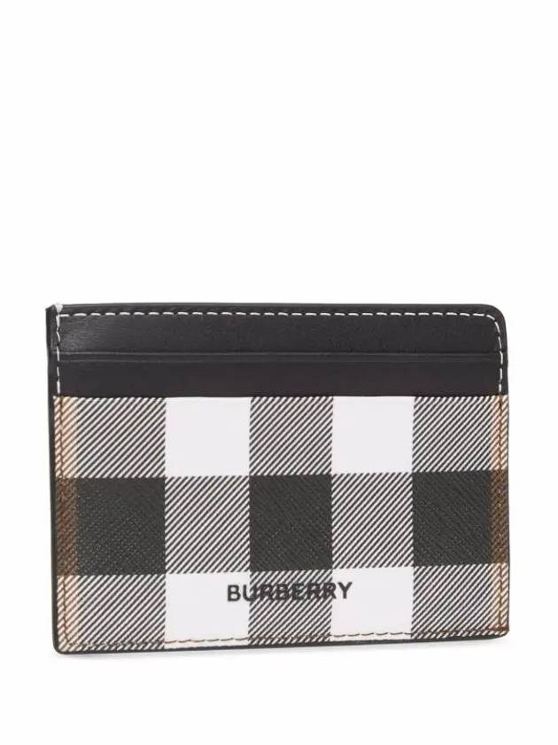 Check Print 2-tier Card Wallet Dark Burch Brown - BURBERRY - BALAAN 4