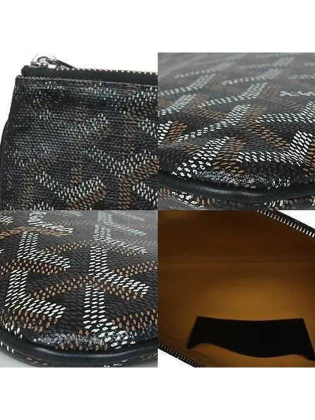 Black color logo PVC SENAT Sena MM clutch - GOYARD - BALAAN 5