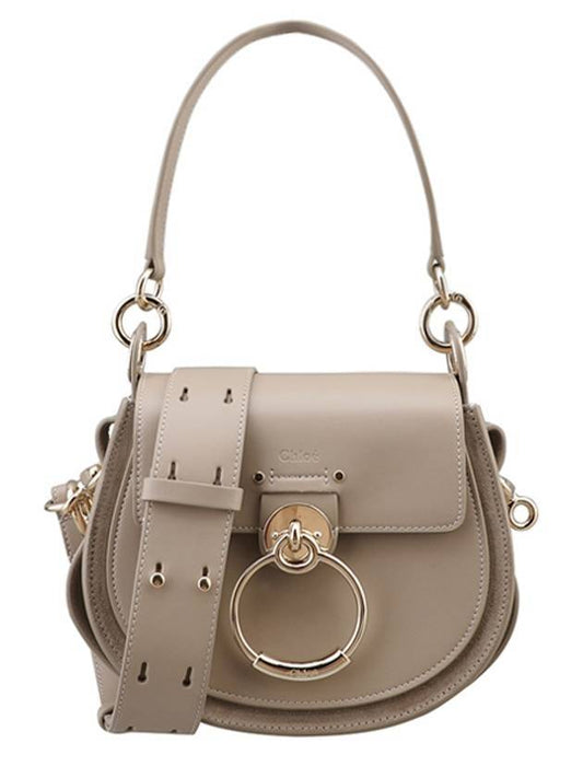 Tess Small Shoulder Bag Black Motty Grey - CHLOE - BALAAN 1