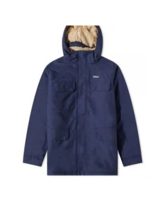 Men's Isthmus Hooded Parka Navy - PATAGONIA - BALAAN 1