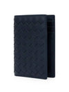 Intrecciato Card Wallet Navy - BOTTEGA VENETA - BALAAN 5