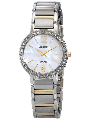 Seiko Classic Lady Eco-Drive Mother of Pearl Dial Ladies Watch SUP469P1 - SEIKO - BALAAN 1