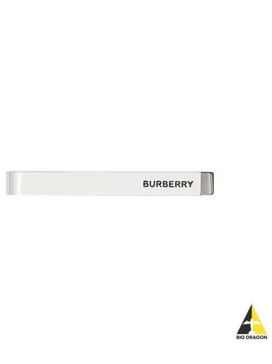 Logo Detail Tie Bar Silver - BURBERRY - BALAAN 2