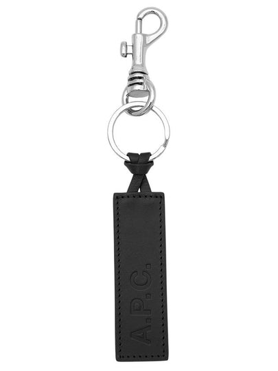 Logo Leather Key Holder Black - A.P.C. - BALAAN 2