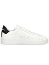 Women's Black Tab Purestar Low Top Sneakers White - GOLDEN GOOSE - BALAAN 2