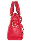 Giant City Mini Leather Tote Bag Red - BALENCIAGA - BALAAN 4