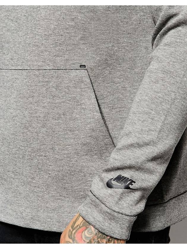 Tech Fleece Pocket Long Sleeve T-Shirt Grey - NIKE - BALAAN 4