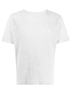 Pleated Fabric Short Sleeve T-Shirt Grey - ISSEY MIYAKE - BALAAN 2