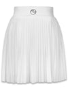 Pleated Skirt Shorts Ellie Skirt White MCS23SK 05WH - MACKY - BALAAN 2