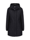 Cloud Hooded Long Zip-Up Jacket Black - MOOSE KNUCKLES - BALAAN 2