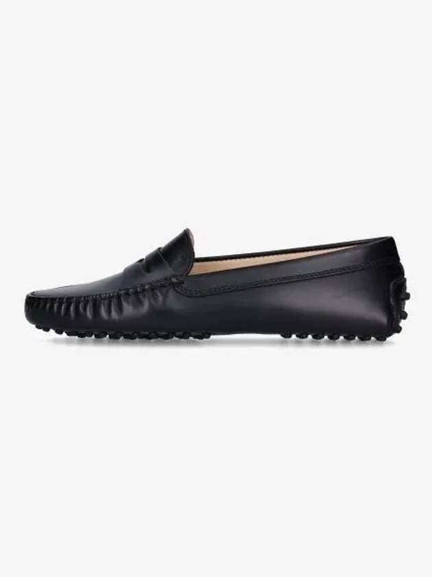 Women's Gommino Leather Driving Shoes Black - TOD'S - BALAAN 2